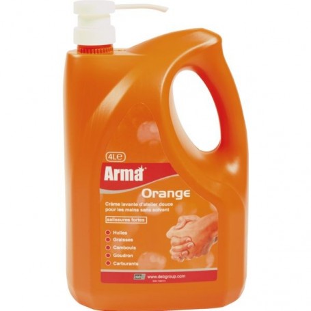 Crème lavante chargée