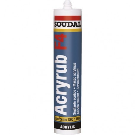 Mastic acrylique Acryrub F4 300 ML - 3 Couleurs