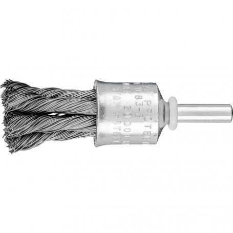 Brosse pinceau sur tige non torsadée PBG Acier
