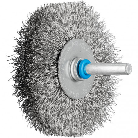 Brosses plates sur tige non torsadées POS RBU Inox