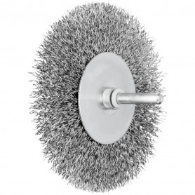 Brosses plates sur tige non torsadées POS RBU Acier