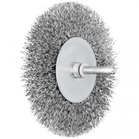 Brosses plates sur tige non torsadées POS RBU Acier