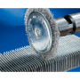Brosses plates sur tige non torsadées POS RBU Acier