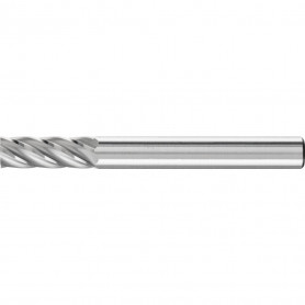 Fraises limes carbure hautes performances Denture INOX pour l'acier inoxydable (INOX) Forme cylindrique ZYA sans denture en bout
