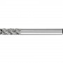 Fraises limes carbure hautes performances Denture STEEL pour acier et acier moulé Forme cylindrique ZYAS avec denture en bout