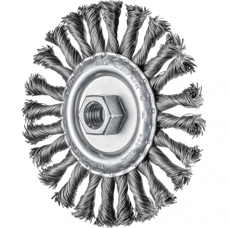 Brosses plates, torsadées POS RBG 12512/M14 CT ST 0,50