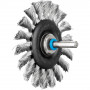 Brosses plates sur tige, torsadées POS RBG 7006/6 INOX 0,35
