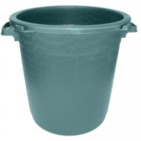 Poubelle Verte Immeuble Epaisse Sans Couvercle 75L