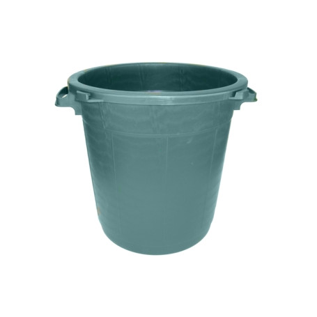 Poubelle Verte Immeuble Epaisse Sans Couvercle 75L