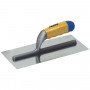 Platoir italien acier droit 280 x 120 mm - Manche bois