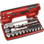 Cliquet et douilles 1/2'' coffret de 20 pièces SL.DBOX1
