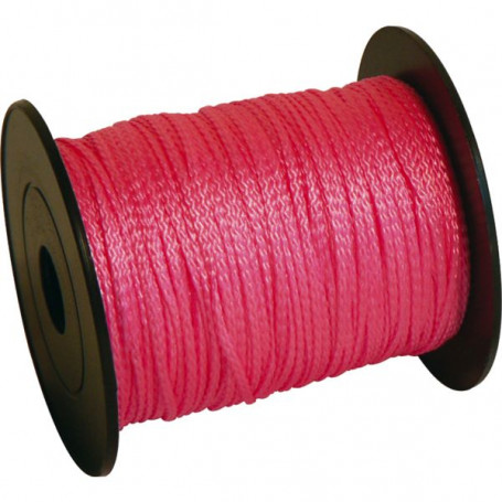 Tresse fluo rose fil