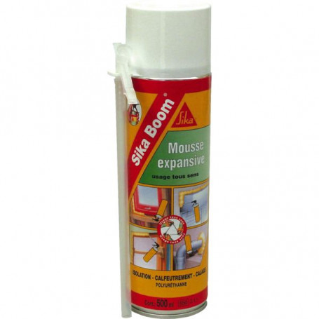 Mousse expansive Sikaboom USAGE TOUS SENS - 500ml / 750ml