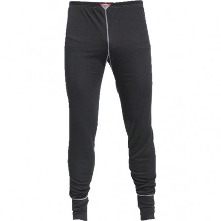 Caleçon Long Noir Isothermique 100% Polyester
