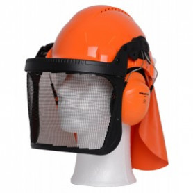 Casque forestier Orange G3000