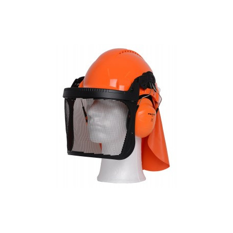 Casque forestier Orange G3000