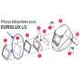 ECRAN PROTECTION EXTERIEUR MASQUE CHAMELEON + LS ET EUROSPEED LS  (BLISTER DE 10)