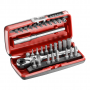 Cliquet et embouts 1/4'' coffret de 31 pièces R.180J31PB