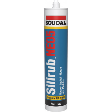 Mastic silicone Silirub NEO5 300 ML - 7 COULEURS