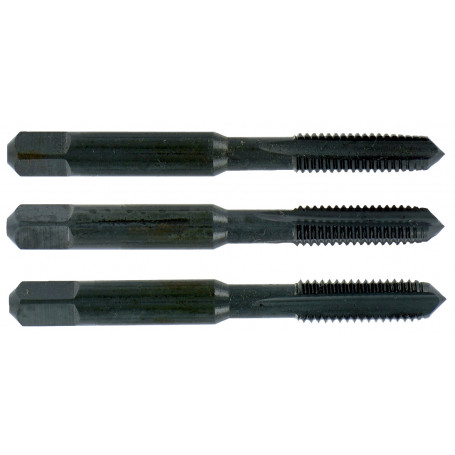 Jeu de 3 tarauds main Multi-applications HSS - ISO 529
