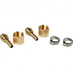 Kit 2 Raccords tétine + 2 colliers