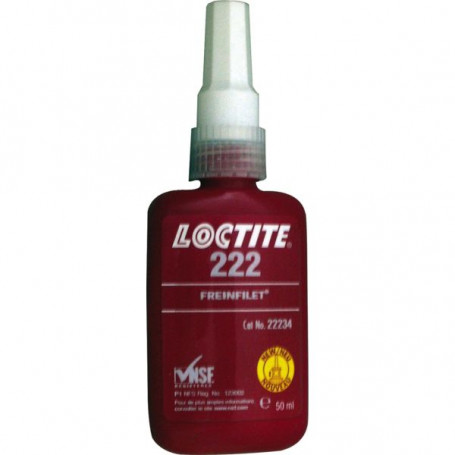 Freinfilet faible LOCTITE 222 - 50 ml