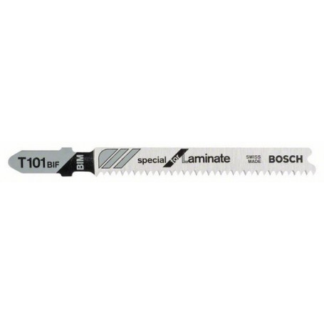 LAMES DE SCIE SAUTEUSE T 101 BIF Spéciale laminés (CARTON DE 5u)