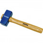 Massette droite angles abattus - Manche bois - 1,25 kg