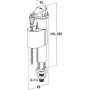 Robinet flotteur contre pression