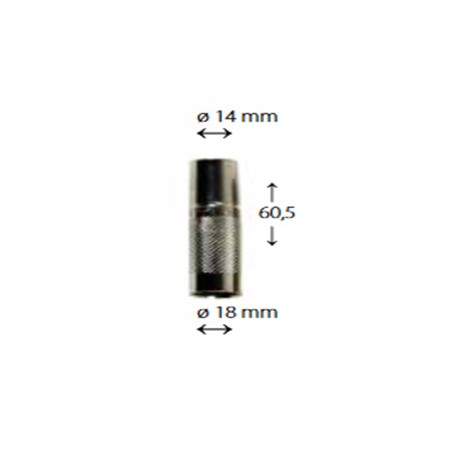 BUSE STANDARD KP MMG22 D14mm