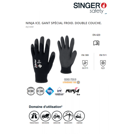 GANT NINJA ICE NOIR POLYAMIDE