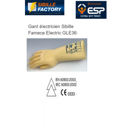 GANT ELECTRICIEN CL00 - 500 VOLTS