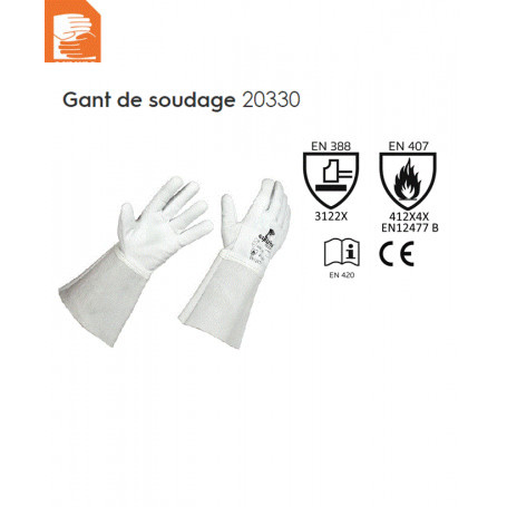 GANT SOUDEUR TIG TT FLEUR