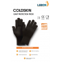 GANT COLDSKIN TRICOTE JAUJE 13 SANS COUTURE T UNIQUE  COLORIS NOIR