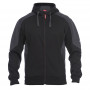 SWEAT GALAXY AVEC CAPUCHE PC 340G Gris/ Noir