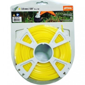 FIL NYLON CARRE JAUNE  3,0MMX 53M