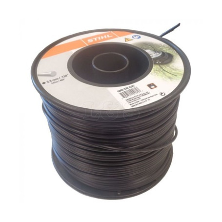 FIL NYLON NOIR   3,3 MM X 142 M (GRAND ROULEAU)