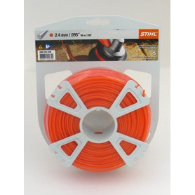 FIL NYLON ORANGE 2,4 MM X 86 M (ROULEAU)