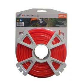 FIL NYLON ROUGE  2,7 MM X 65 M (ROULEAU)