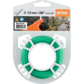 FIL NYLON VERT 2,0 MM X 15.3 M (ROULEAU)