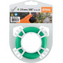 FIL NYLON VERT 2,0 MM X 15.3 M (ROULEAU)
