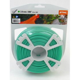 FIL NYLON VERT 2,0 MM X 123M (ROULEAU)