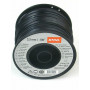 FIL NYLON CARRE NOIR 3,3MM X 137 M