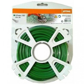 FIL NYLON CARRE VERT 4 MM X 28 M