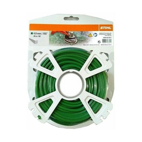 FIL NYLON CARRE VERT 4 MM X 28 M