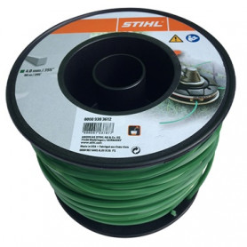 FIL NYLON CARRE VERT 4 MM X 90 M