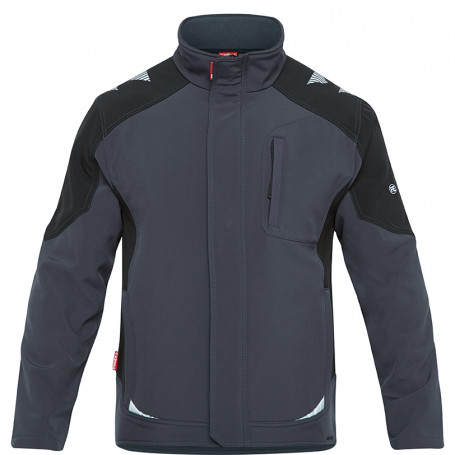 VESTE SOFTSHELL GALAXY 280GRS Gris/Noir