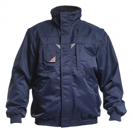 BLOUSON AVIATEUR Bleu Marine