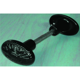 Bouton double orné