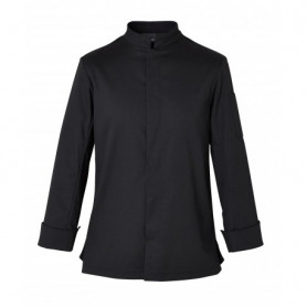 VESTE CUISINE HOMME ZEF Noir - Manches longues